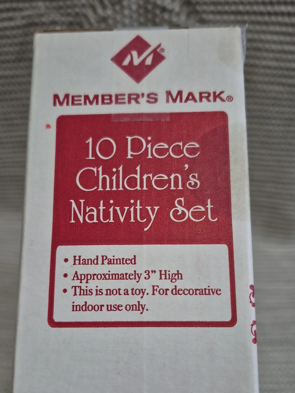Nativity Set. 10 Piece. NWT. Members Mark. Childrens. Retired. 2000s.